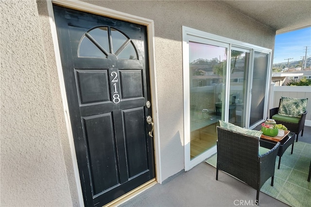 view of entrance to property