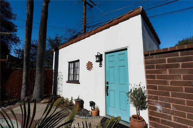 view of outbuilding