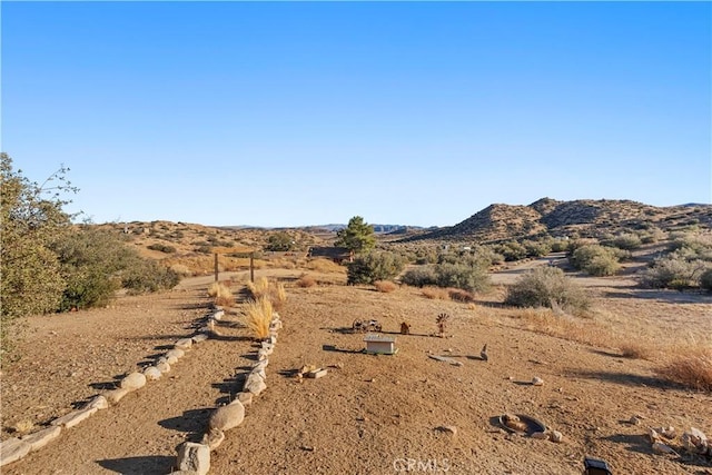 view of mountain feature