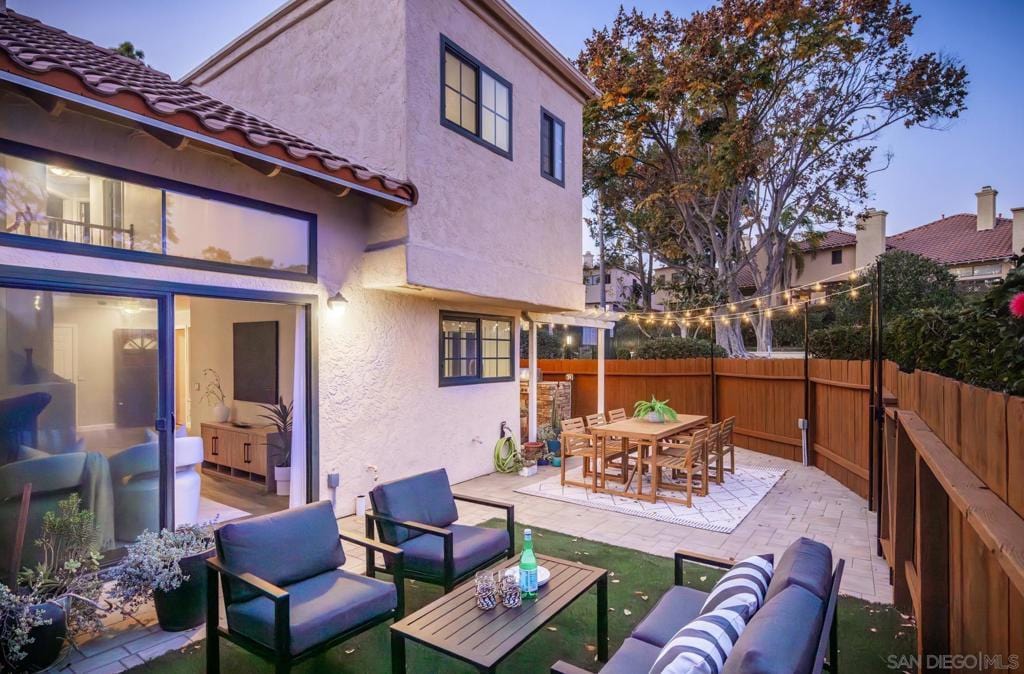 view of patio / terrace with outdoor lounge area