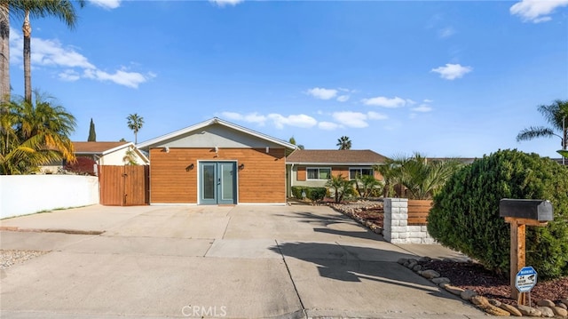 view of ranch-style home