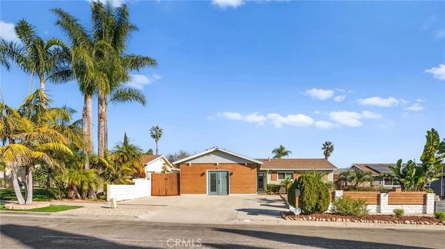 view of front of home