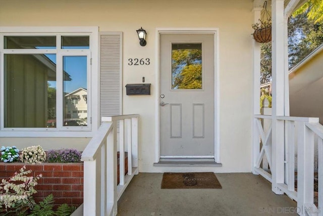 view of property entrance