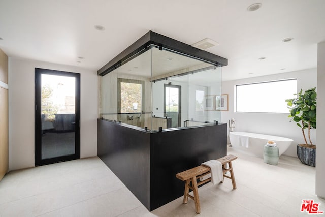 kitchen with a wealth of natural light