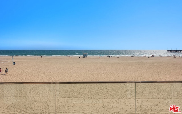 property view of water with a view of the beach