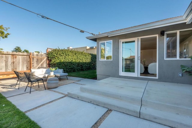 view of patio / terrace with outdoor lounge area