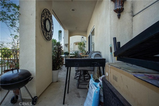 view of patio / terrace with grilling area