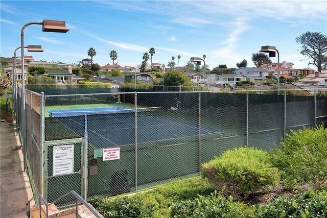 view of sport court