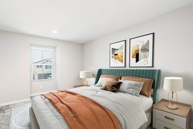 bedroom featuring carpet floors