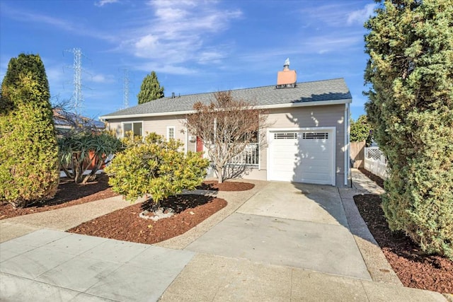 ranch-style house with a garage