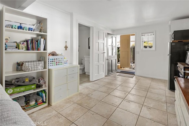 view of tiled foyer