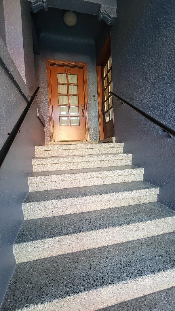 view of stairs