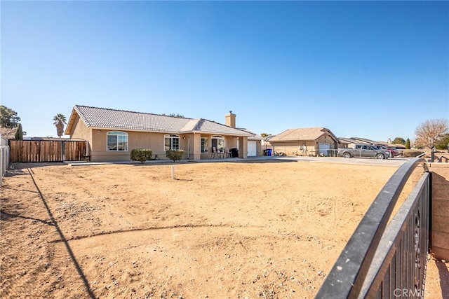 view of rear view of house