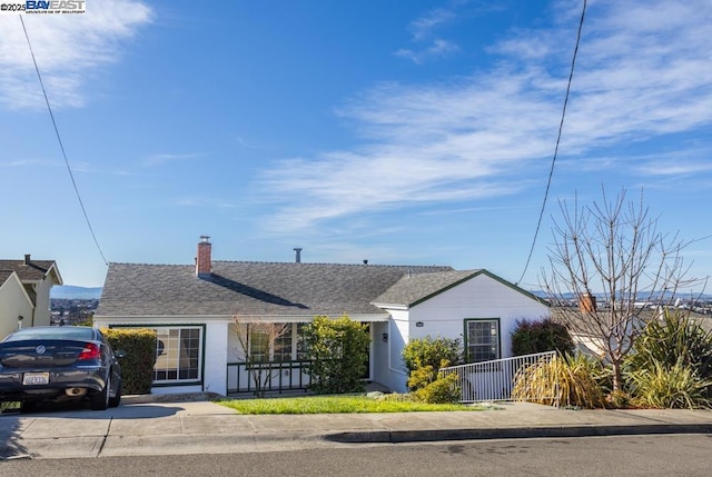 view of ranch-style home