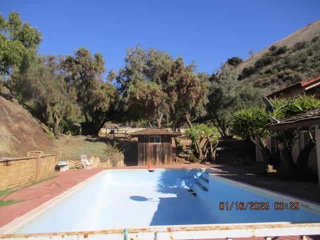 view of pool