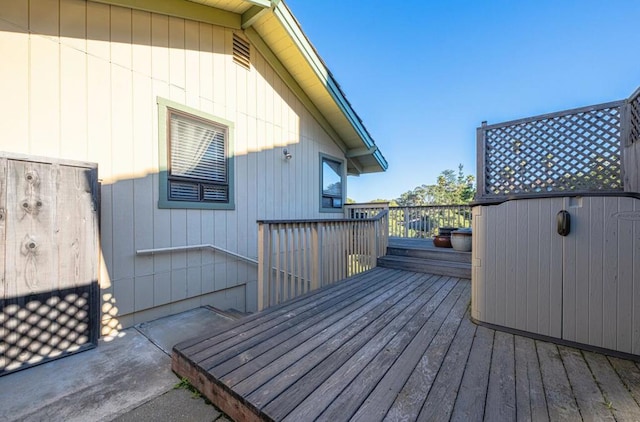 view of deck