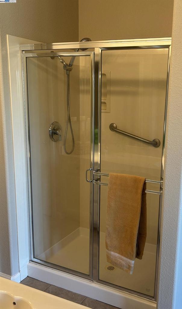 bathroom with walk in shower