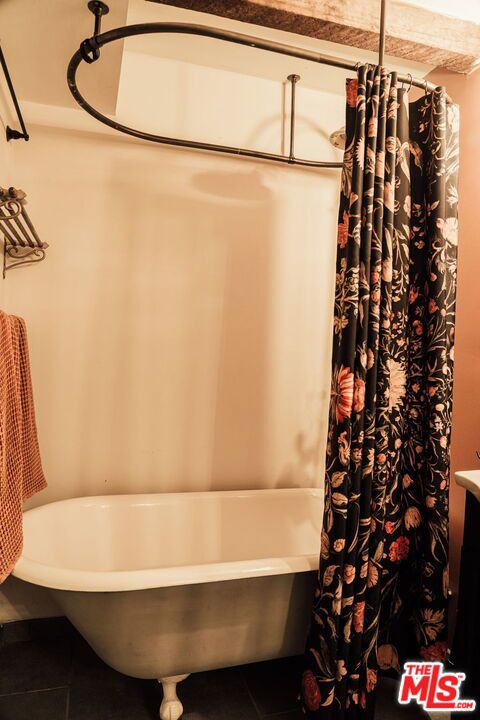 bathroom featuring tile patterned flooring