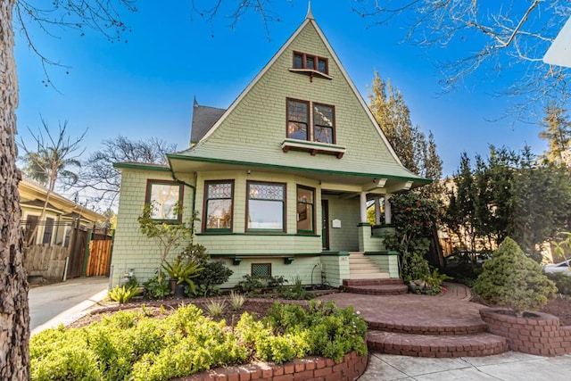 view of front of home