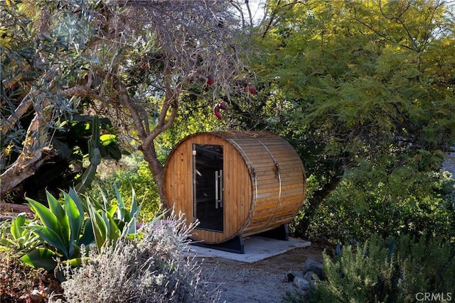 view of outbuilding