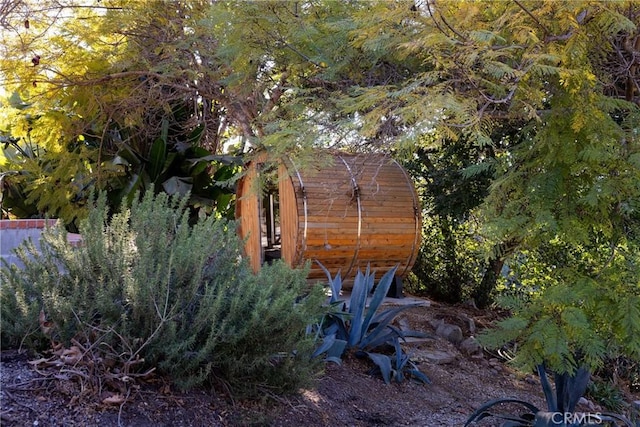 view of outbuilding featuring an outdoor structure