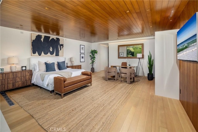 2538 Monaco Dr, Laguna Beach, CA 92651 - bedroom with wood ceiling and wood finished floors