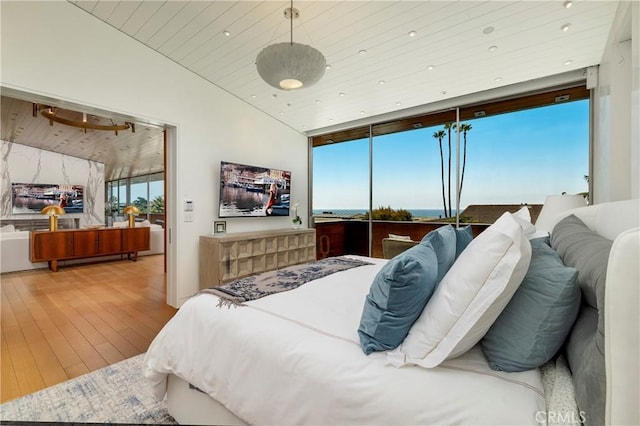 2538 Monaco Dr, Laguna Beach, CA 92651 - bedroom featuring wood-type flooring and wood ceiling