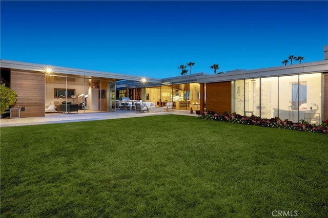 2538 Monaco Dr, Laguna Beach, CA 92651 - back of house with a yard and a patio area