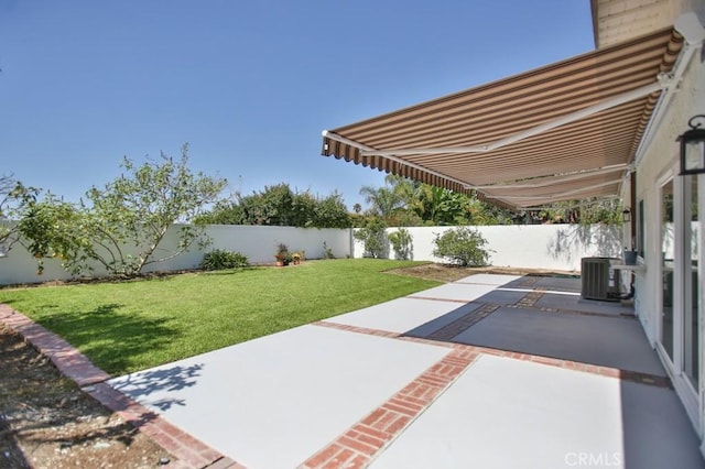 view of patio / terrace with cooling unit