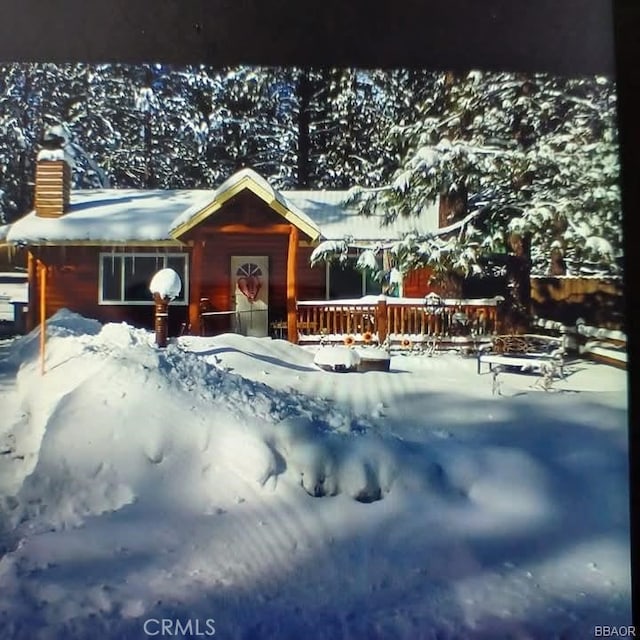 view of front of home