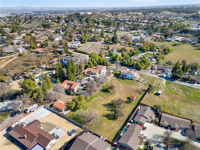 bird's eye view featuring a residential view