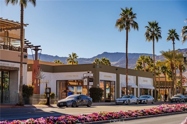 view of property featuring a mountain view