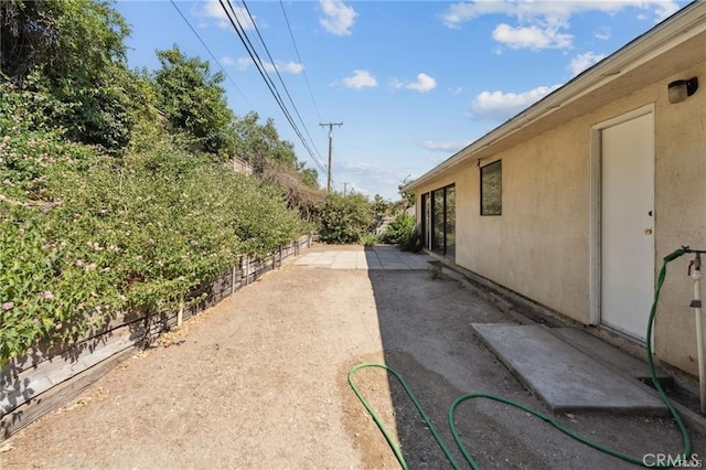 view of yard with a patio