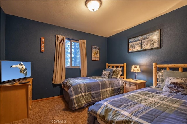 bedroom featuring carpet flooring