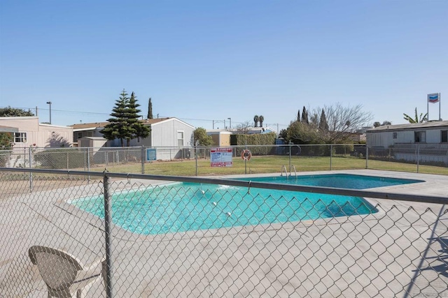 view of pool