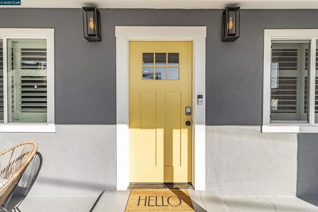 view of entrance to property