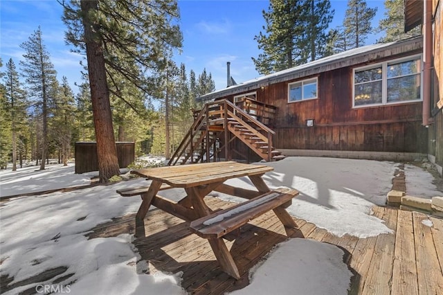 view of patio / terrace with a deck