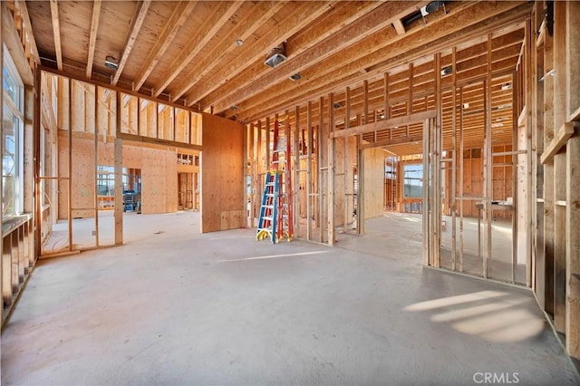 miscellaneous room with concrete floors