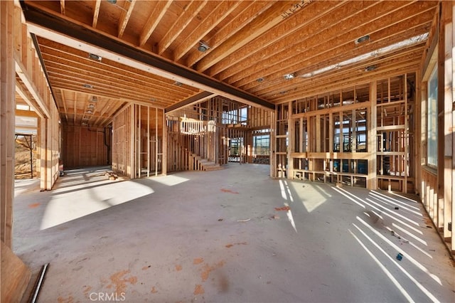 misc room featuring concrete flooring