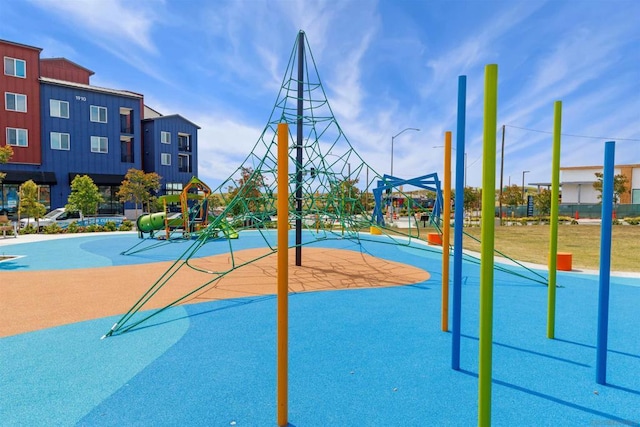 surrounding community with a playground