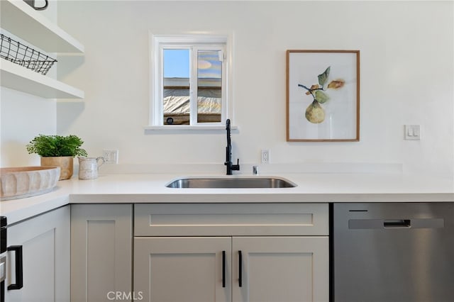 5536 Linden Ave, Long Beach, CA 90805 - bar featuring stainless steel dishwasher and a sink