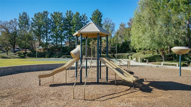 view of jungle gym