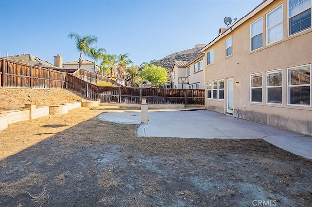 view of yard with a patio