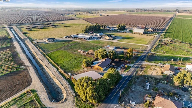 drone / aerial view featuring a rural view