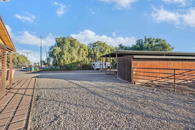 view of road