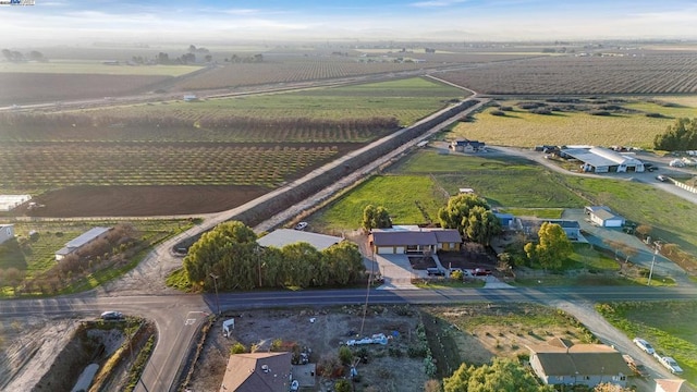 drone / aerial view featuring a rural view