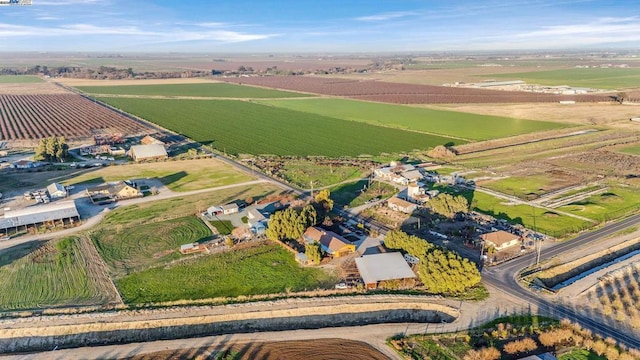 drone / aerial view featuring a rural view