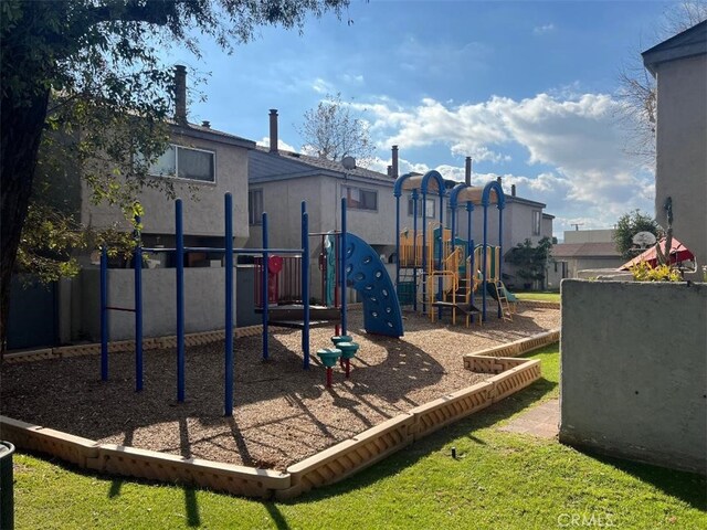 view of jungle gym