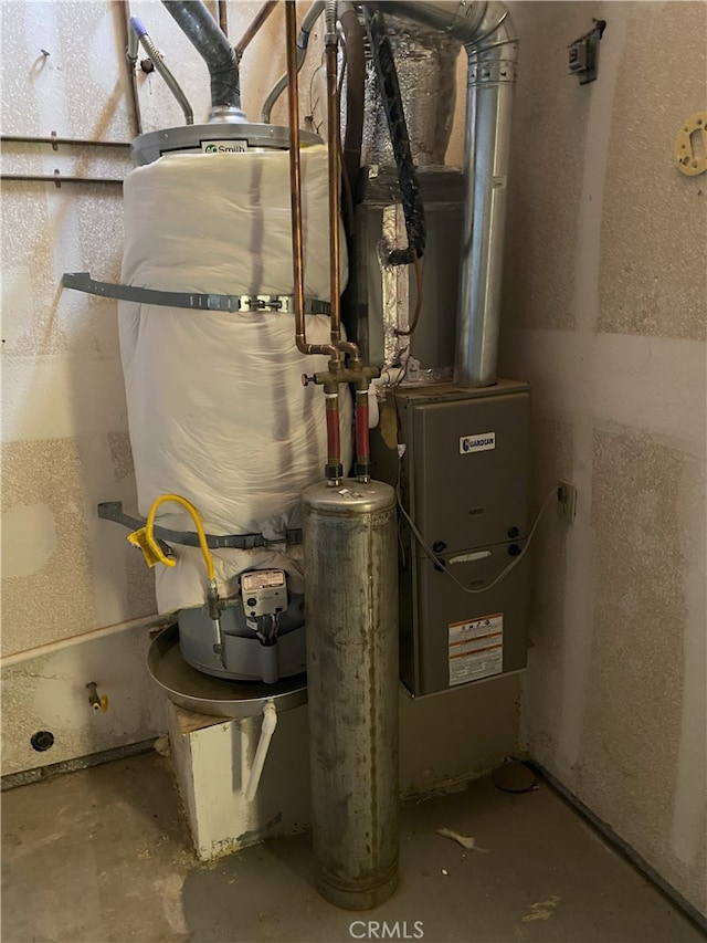 utilities featuring secured water heater