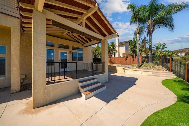 view of patio